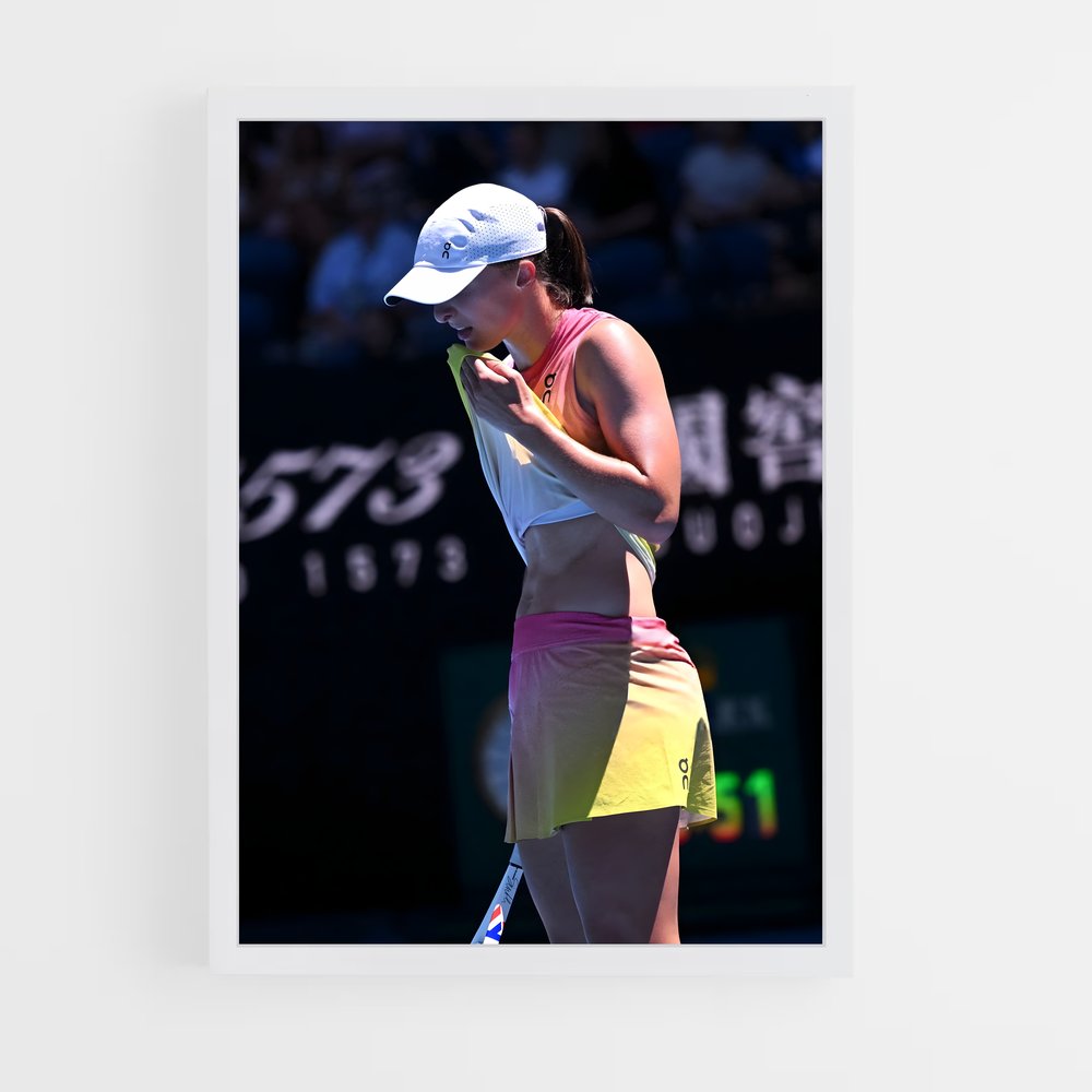 Poster Iga swiatek mur – affiche Tennis (vue 3)
